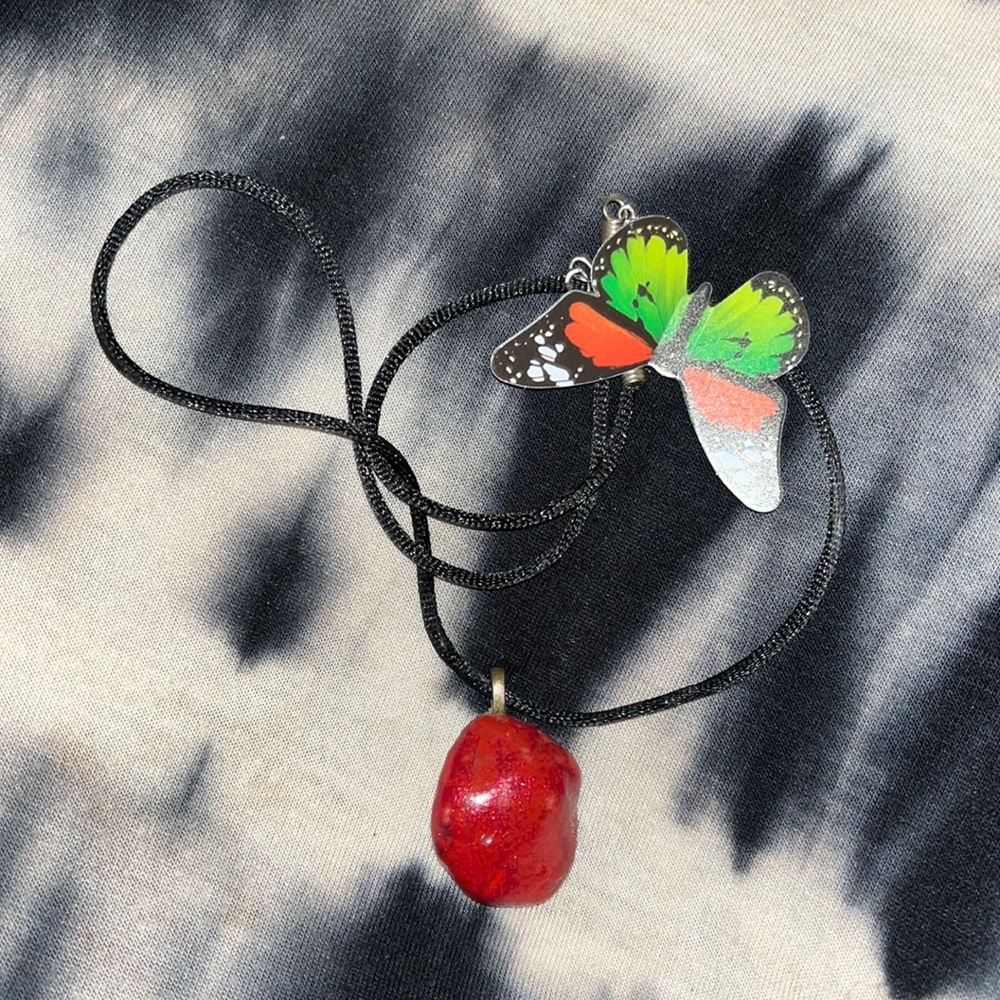 Stone Boho Rare Unique Handmadr One Of a Kind Necklace
